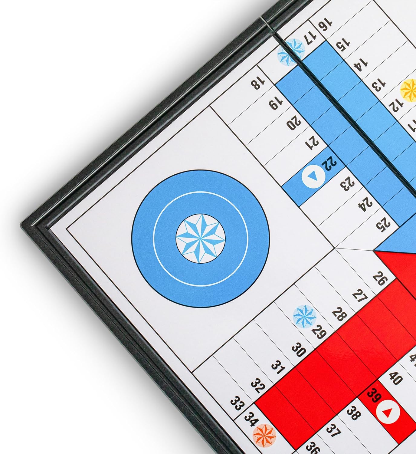 Ludo Magnetic Folding Travel Board Game Set - 9.75 Inches