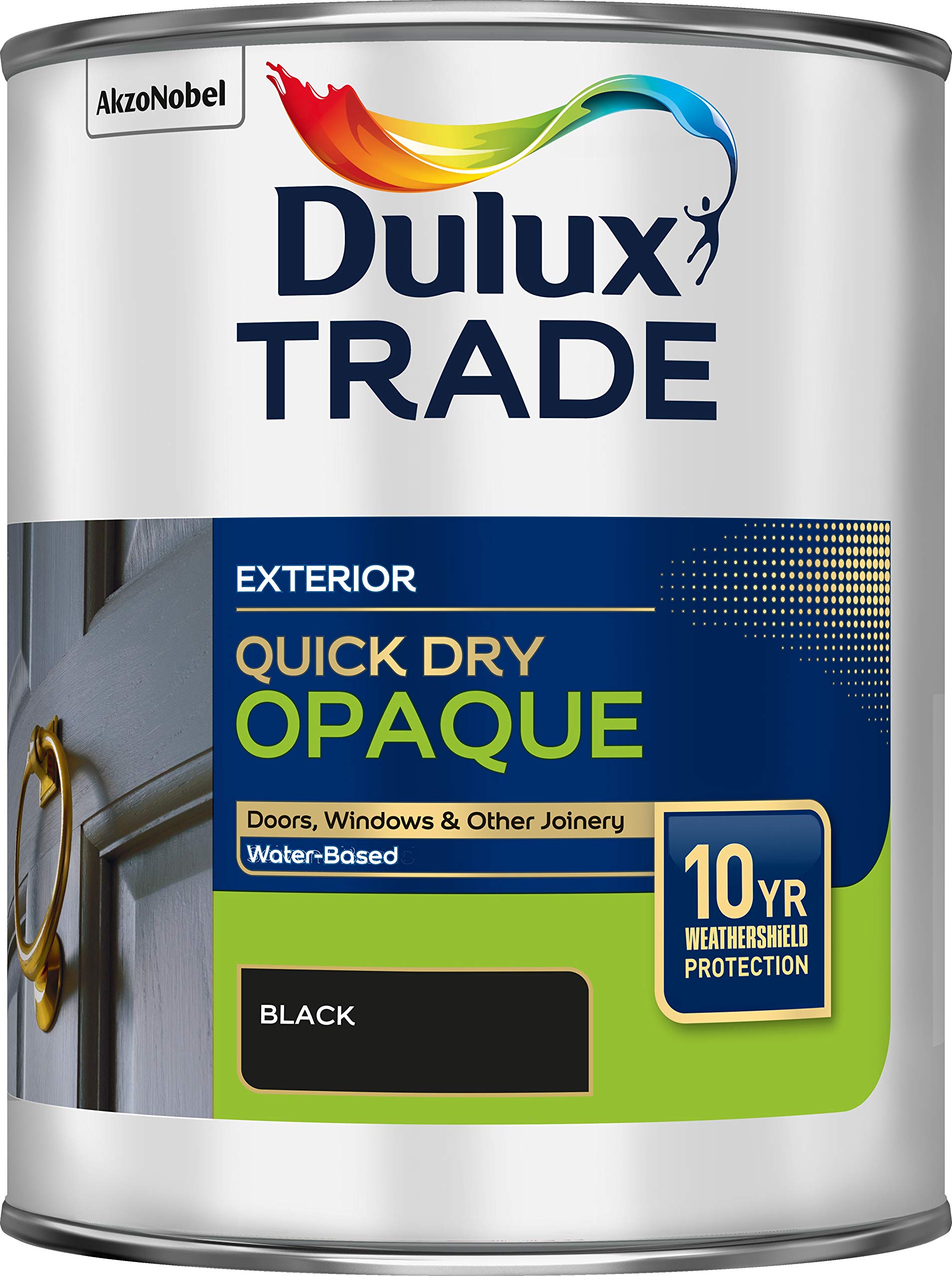 B&Q -  Quick Drying Opaque Black 1L