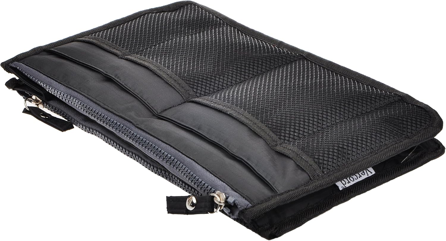 Vercord Updated Purse Handbag Organizer Insert Liner Bag in Bag 13 Pockets Black Small - Image 7