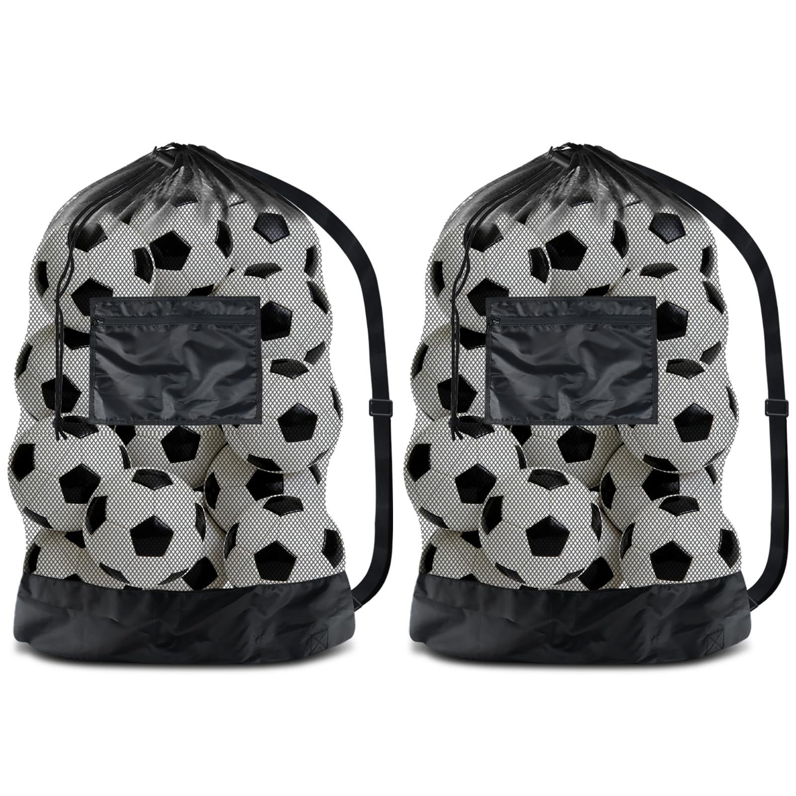 Photo 1 of BROTOU Extra Large Soccer Ball Net Bag (2PCS)
