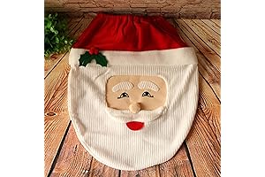 VANTATY: Christmas Santa Claus Toilet Seat Cover - The Ideal Yuletide Ornamen
