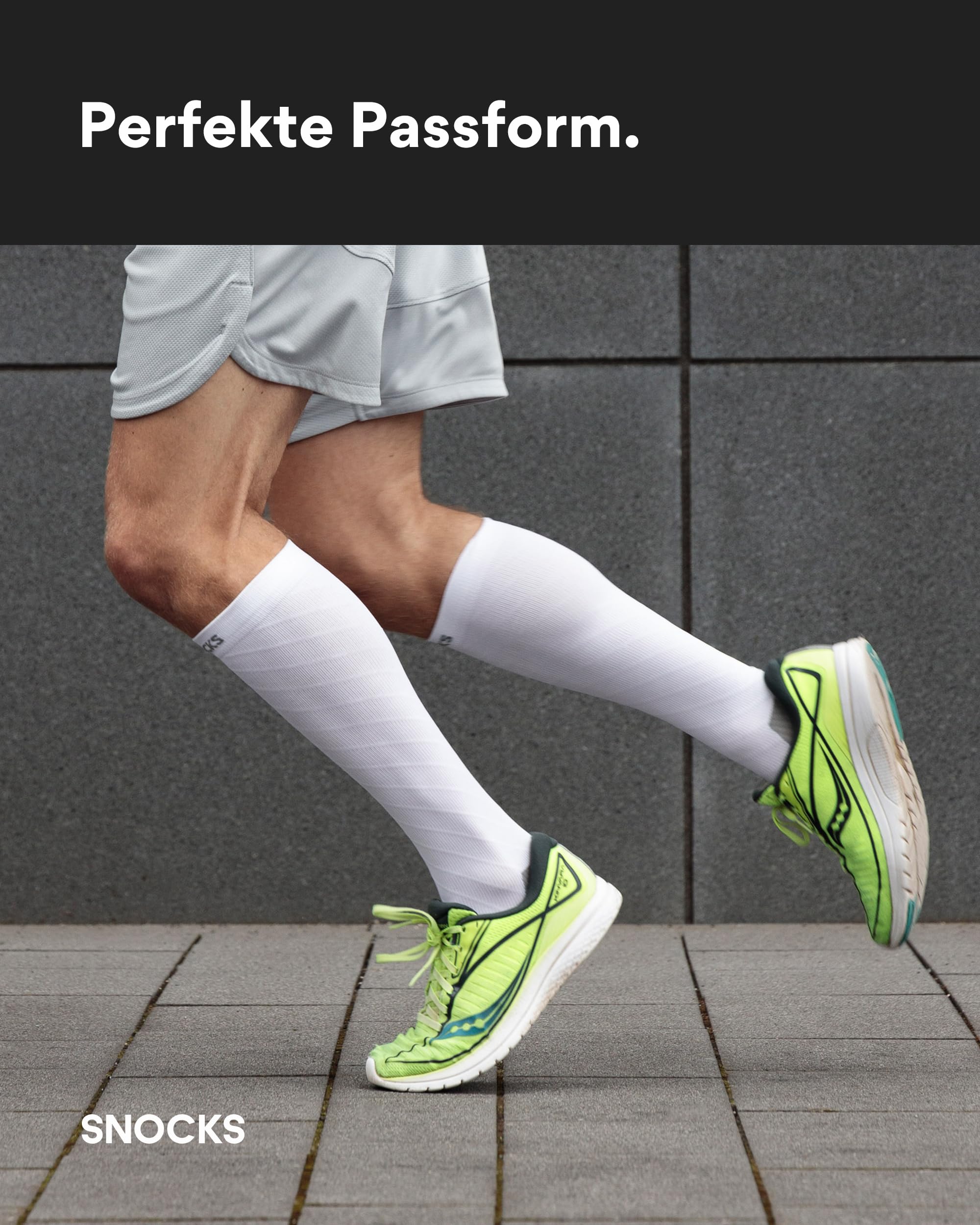 Snocks Kompression Socken - Verbesserte Performance - Kompressionsstrümpfe Damen Herren - Idealer Begleiter beim Laufen, Radfahren oder Flugreisen