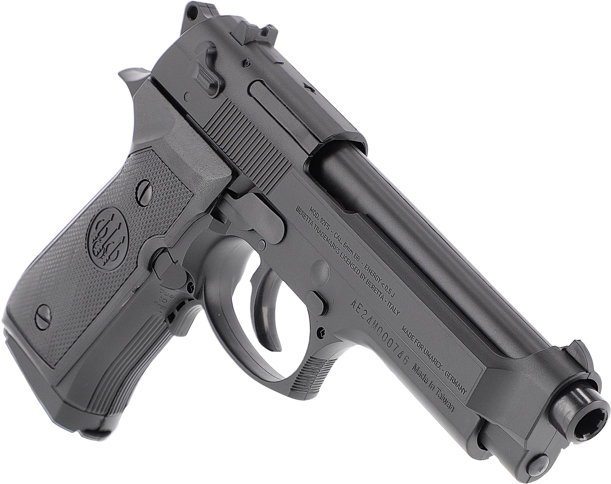 BERETTA Softair 92 FS 0.5 Joule, Unisex, Nero, Taglia Unica