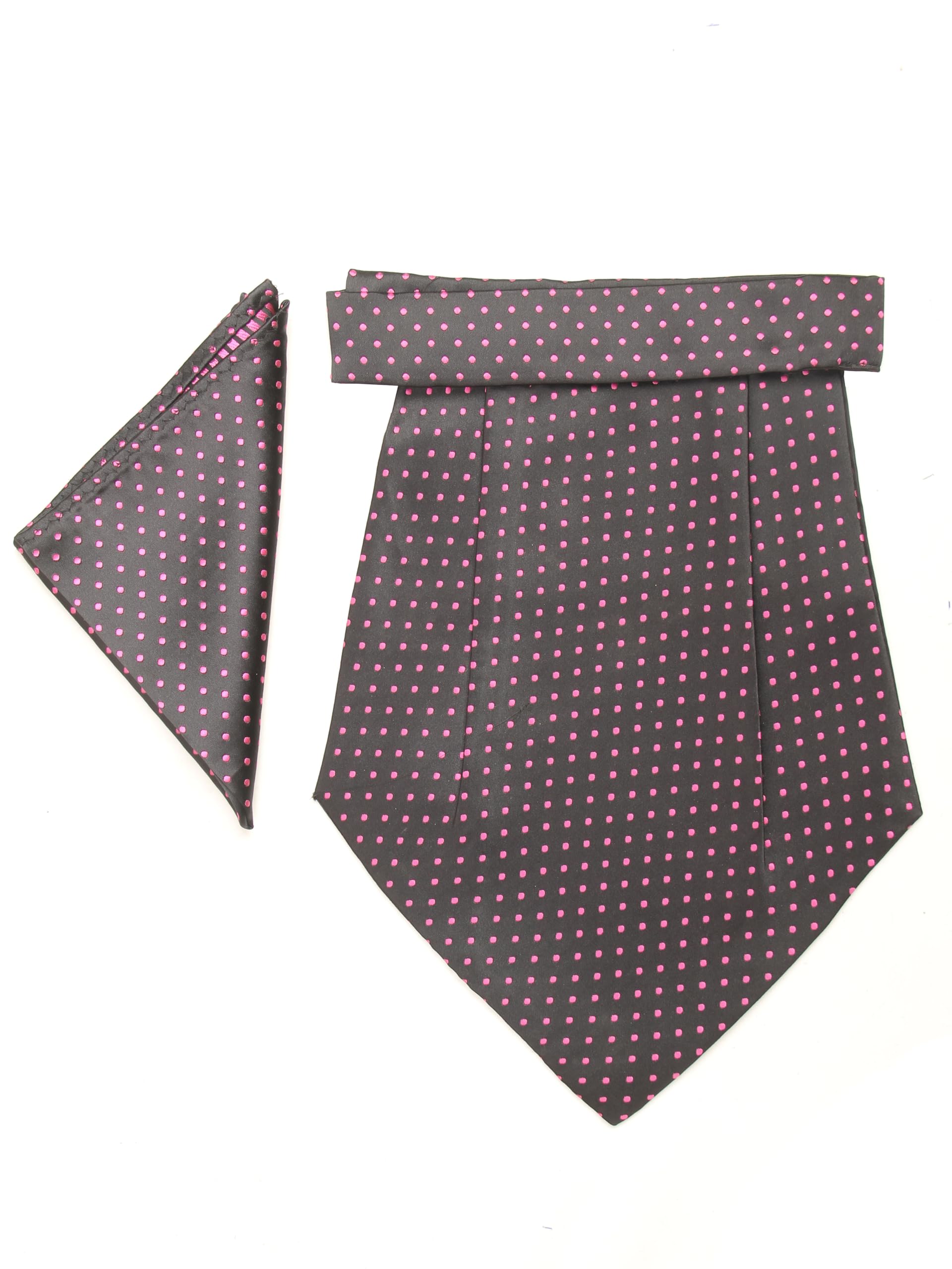 cazzano Men Polka Dot Cravat With Pocket Square-picture-42