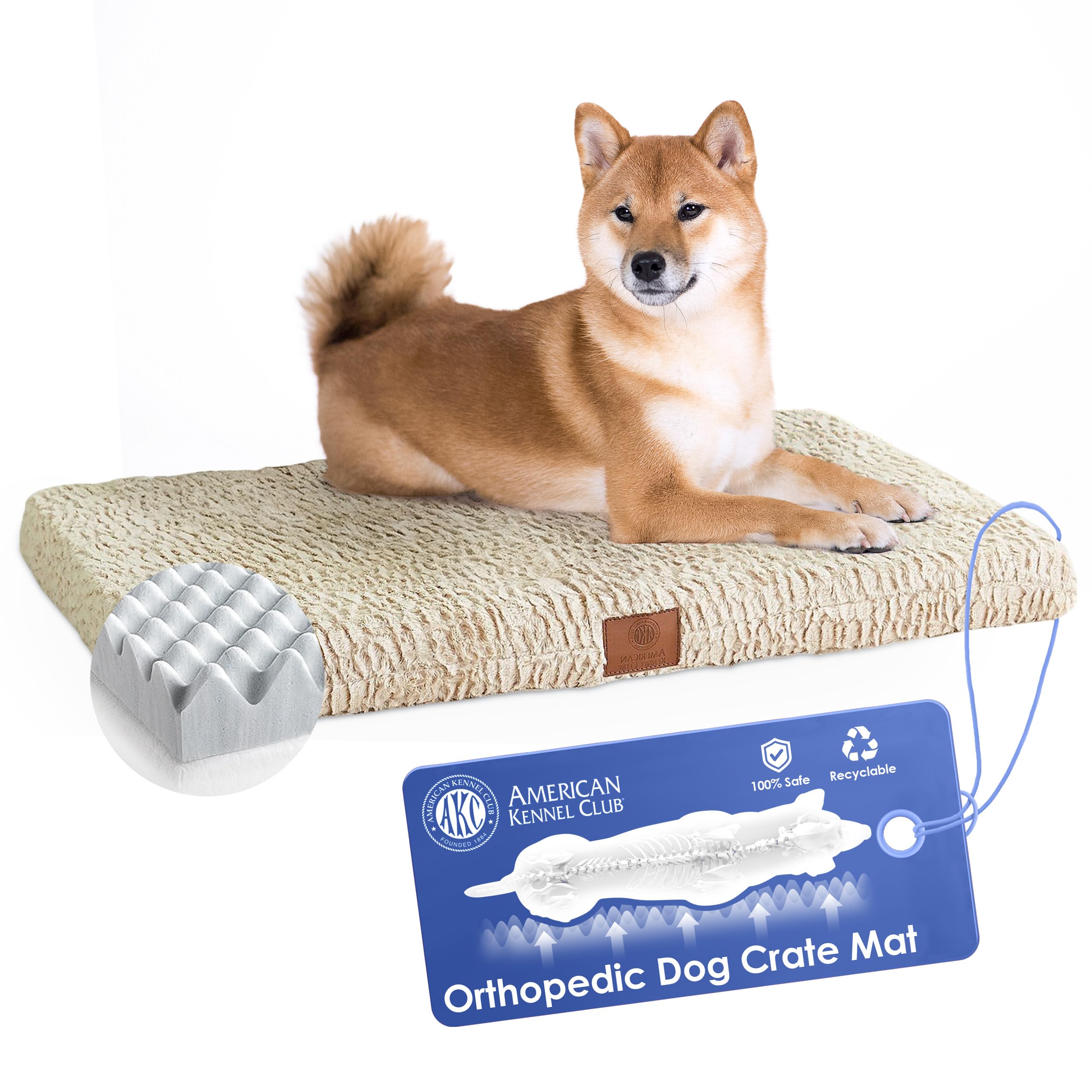 Matelas orthopédique American Kennel Club contre le mal de dos du chien