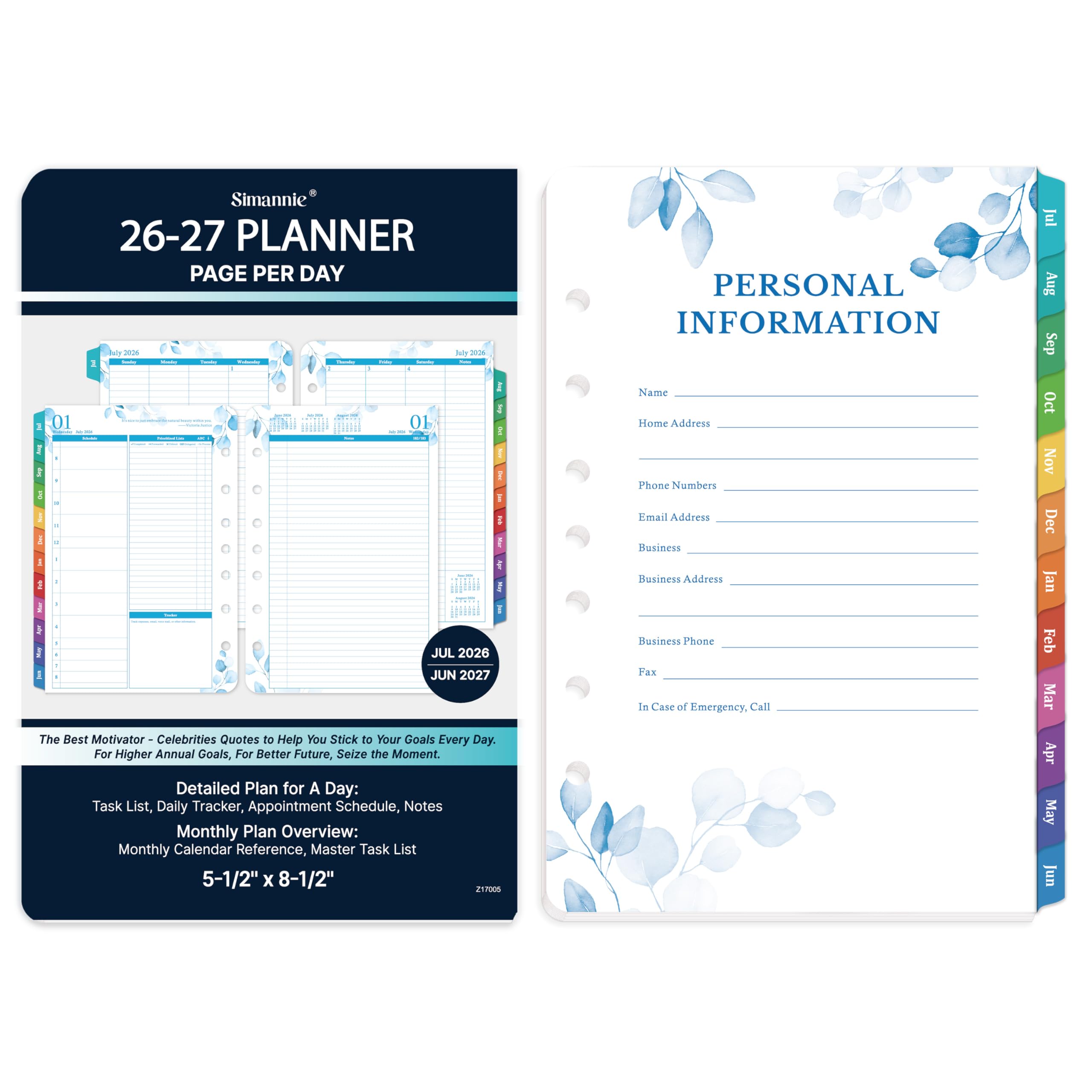 2026 Planner Refills – January 2026 - Deceber 2026, 2026 Planner