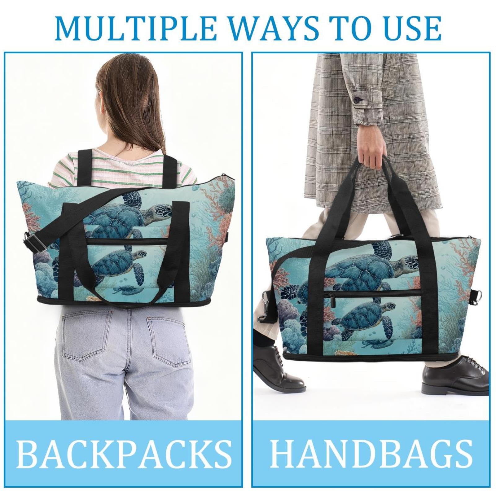 Reisetasche Libelle, erweiterbare Wochenendtasche, Übernachtungstasche, wasserdicht, Sport, Fitnessstudio, Krankenhaus-Tasche, Mehrfarbig 4, Eine Größe, Reisetasche