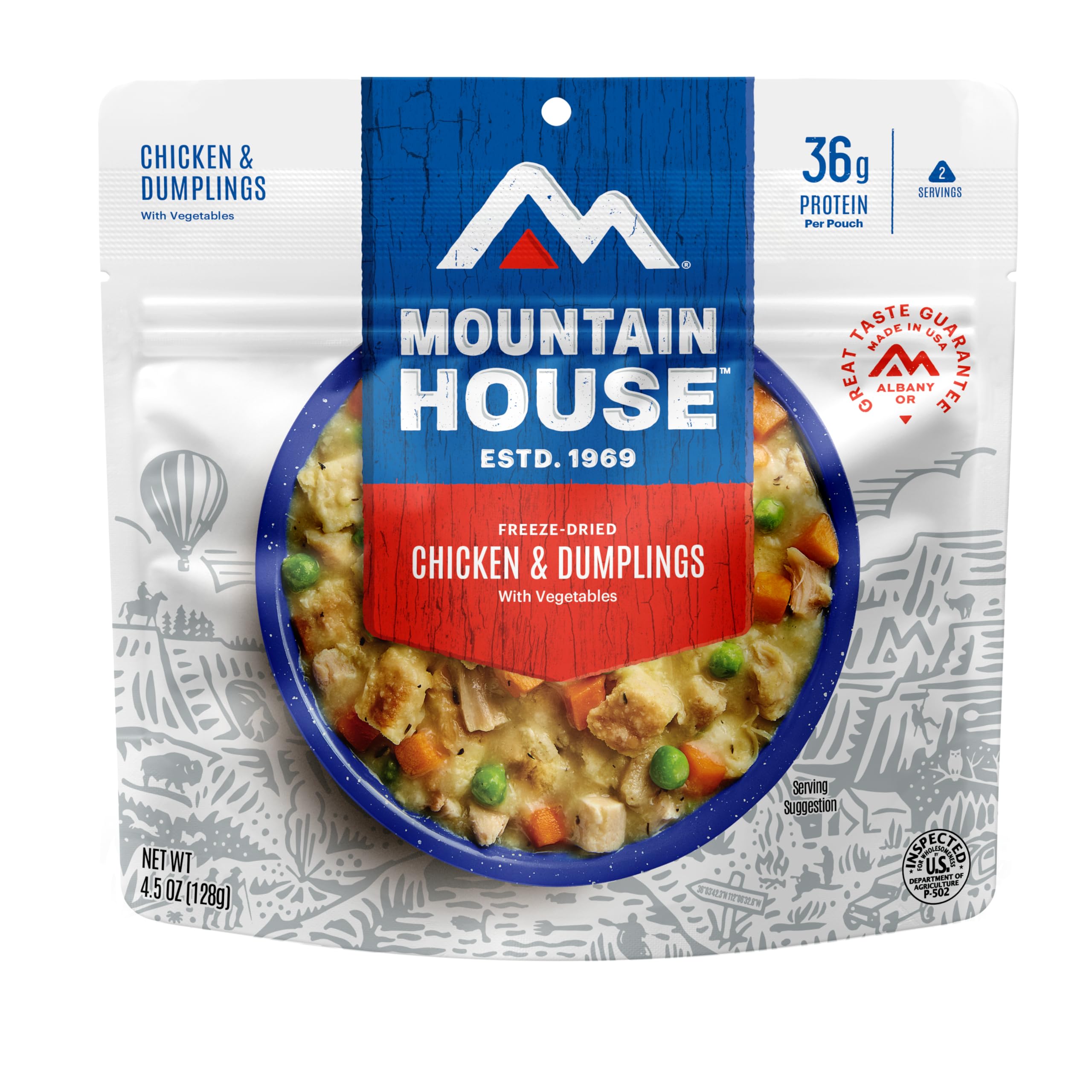 Survival, Backpacking & Camping Food | 2 Servings by Mountain House