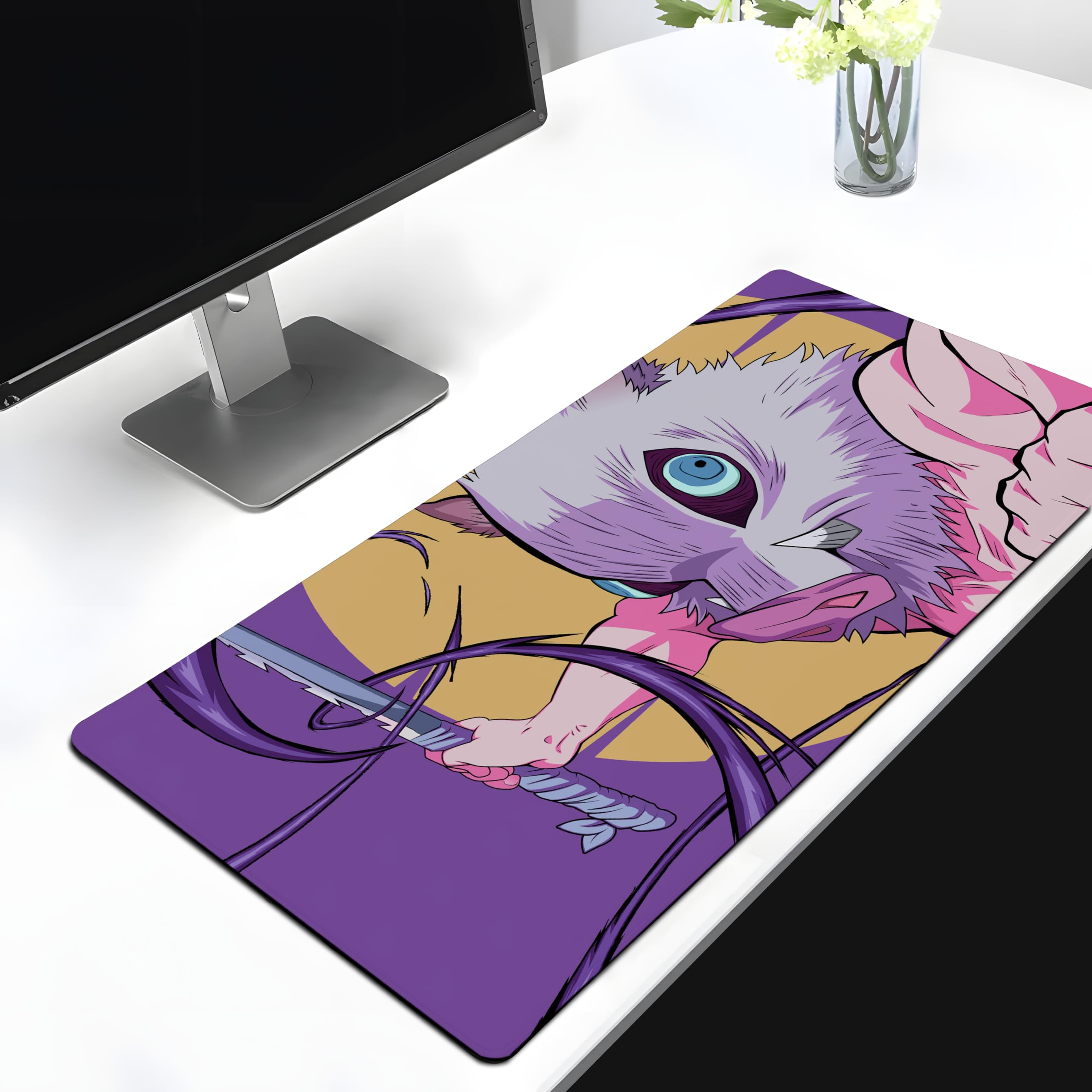 Teesown Demon Slayer Inosuke Large Extended Mouse Pad for Laptop Desktop PC Gaming Desk Mat Rubber Base Desk Pad (B0CZRWPMPF) Amazon Price History, Amazon Price Tracker