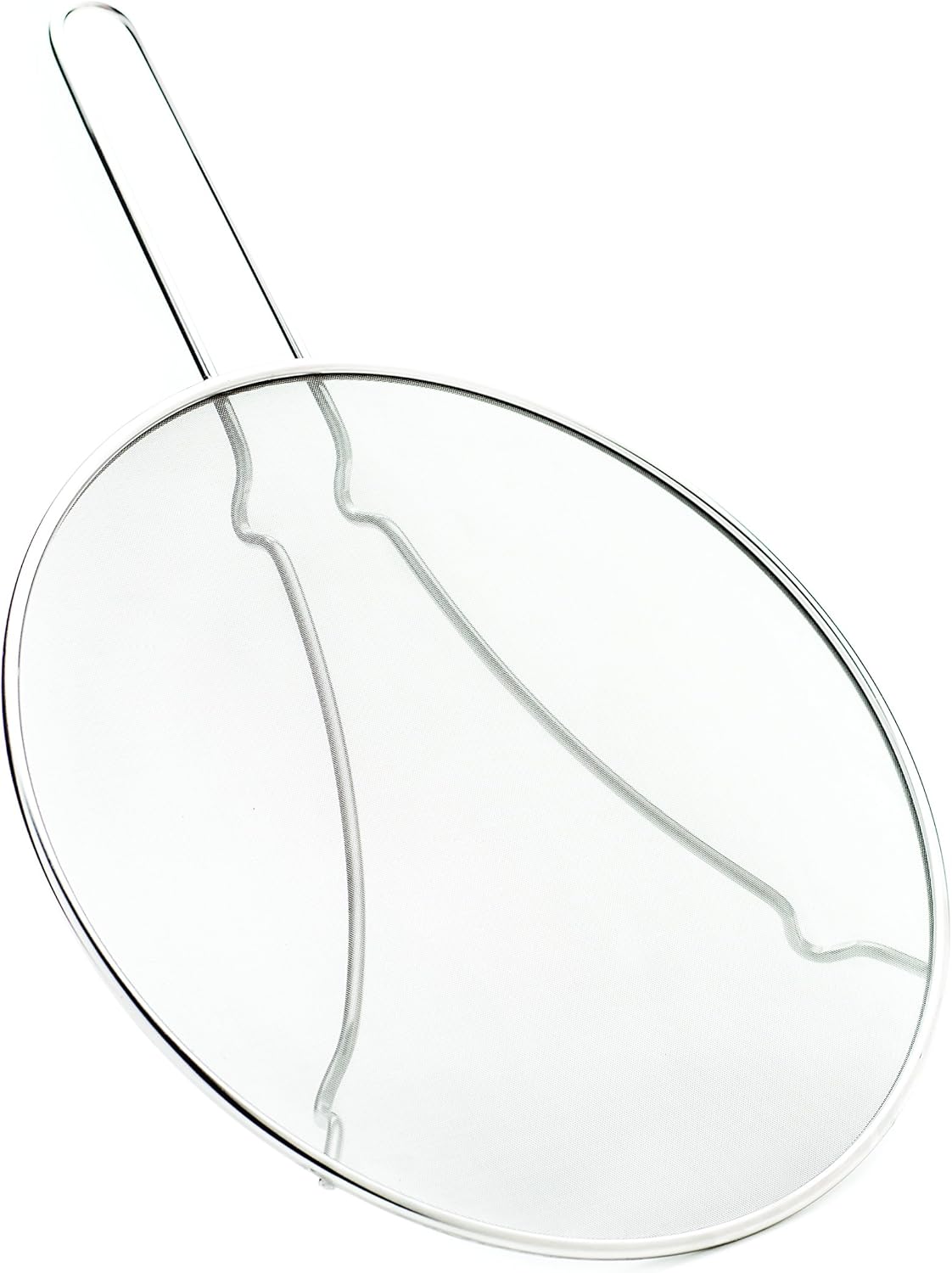 Perfect 12" Stainless Steel Splatter Screen Safe, No Fuss