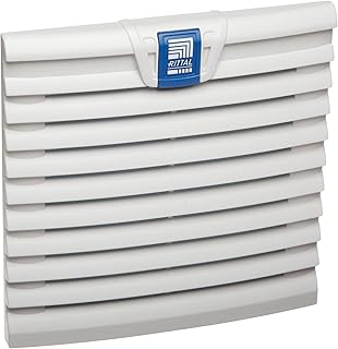 Rittal 3238200 Light Grey ABS TopTherm Fan Outlet Filter, 5-53/64