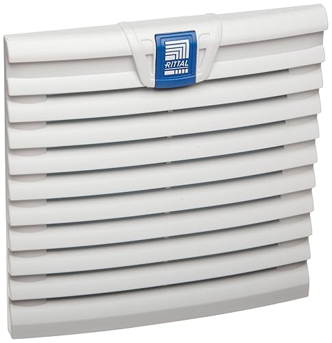 Rittal 3238200 TopTherm - Filtro de salida de ventilador de ABS gris claro, 5-5364 pulgadas de ancho x 5-5364 pulgadas de alto x 58 pulgadas de