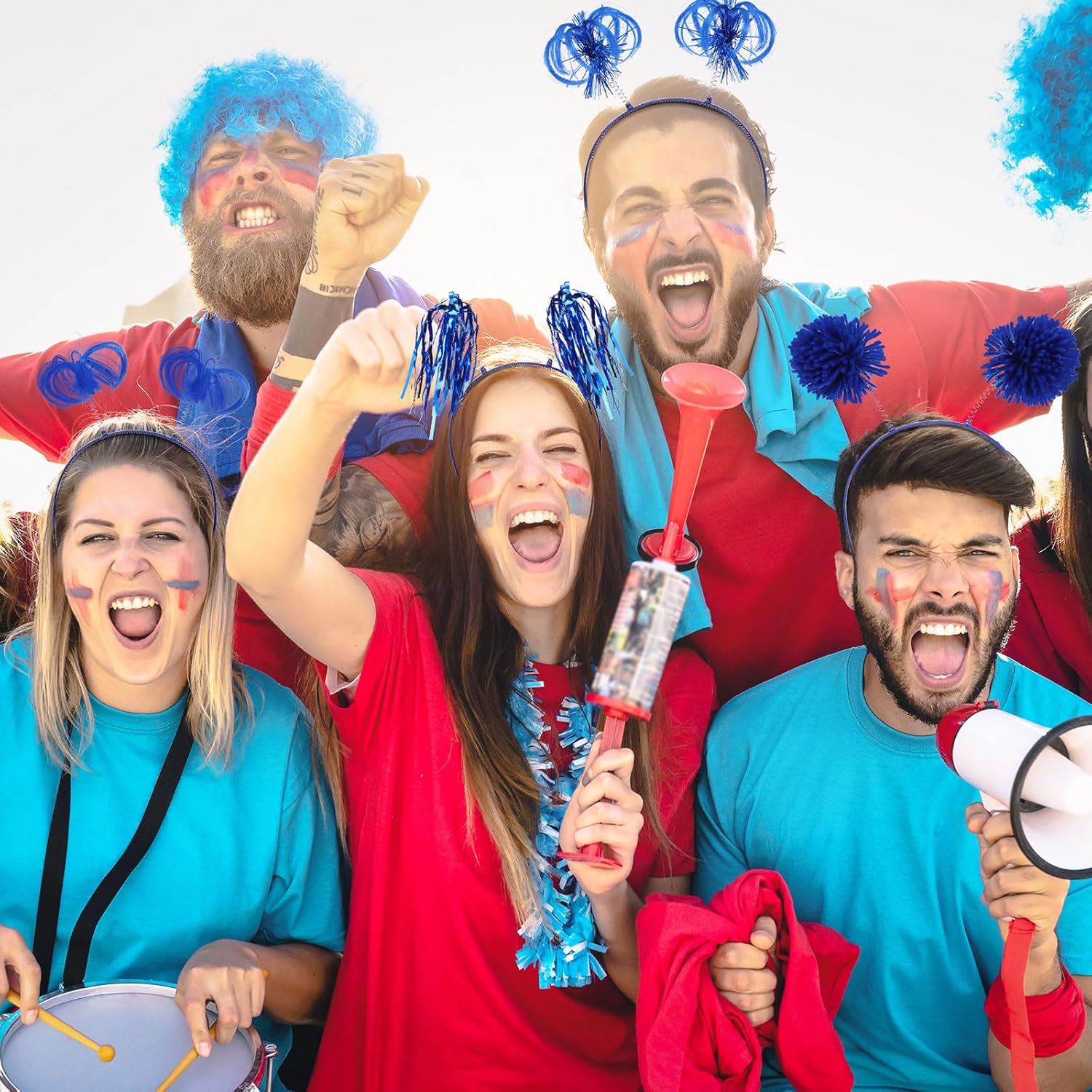 Censen 12 Pcs St. Patrick's Day Pom Pom Headbands Easter Spirit Party Headbands Tinsel Ponytail Headwear for Birthday Holiday - Image 6