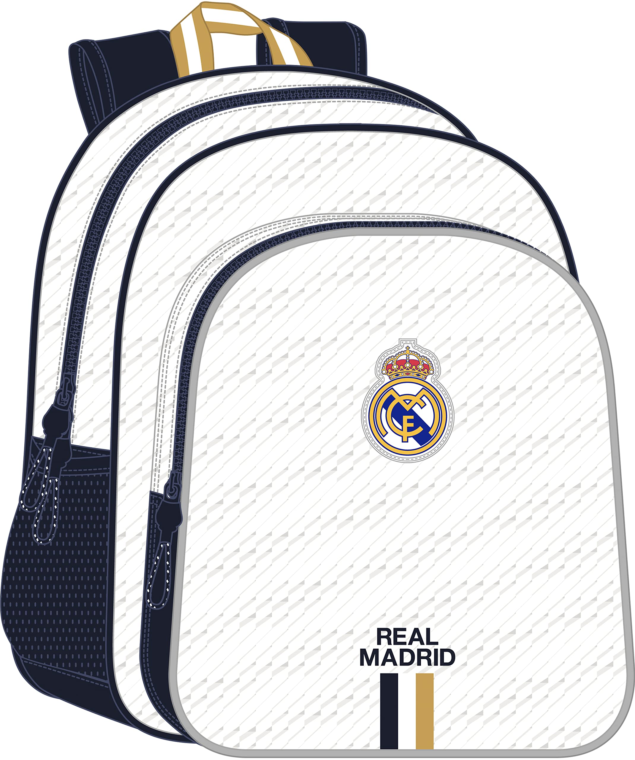 Safta MOCHILA JUNIOR ADAPT.CARRO REAL MADRID 1ª EQUIP. 23/24