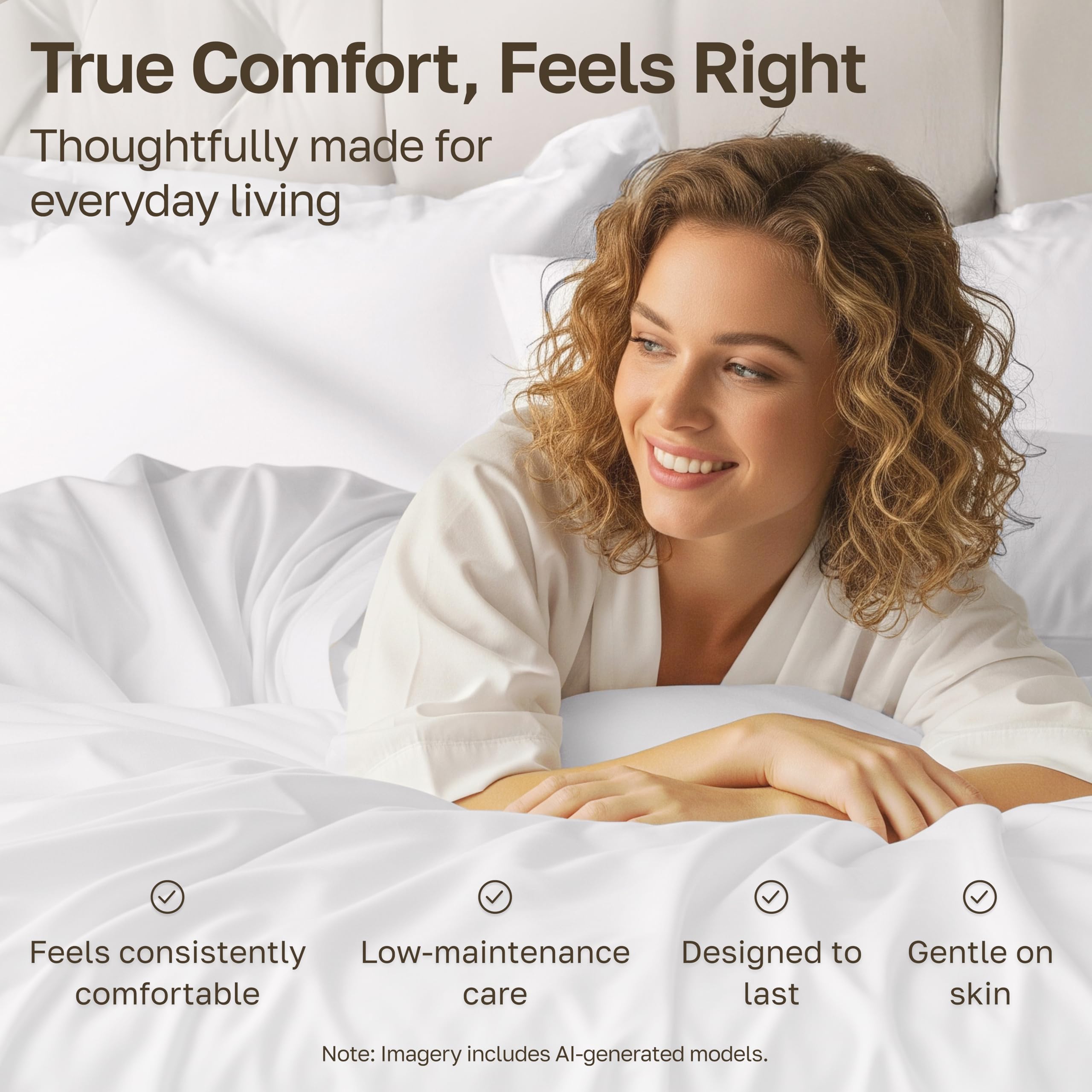 Amazon.com: California Design Den Twin XL Bed Sheet Set, Soft 100