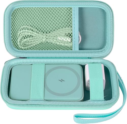 casmilee Funda para batería magnética Anker de 10,000 mAh, cargador portátil inalámbrico plegable, 633622621321 5,000mAh Power Bank (MagGO),