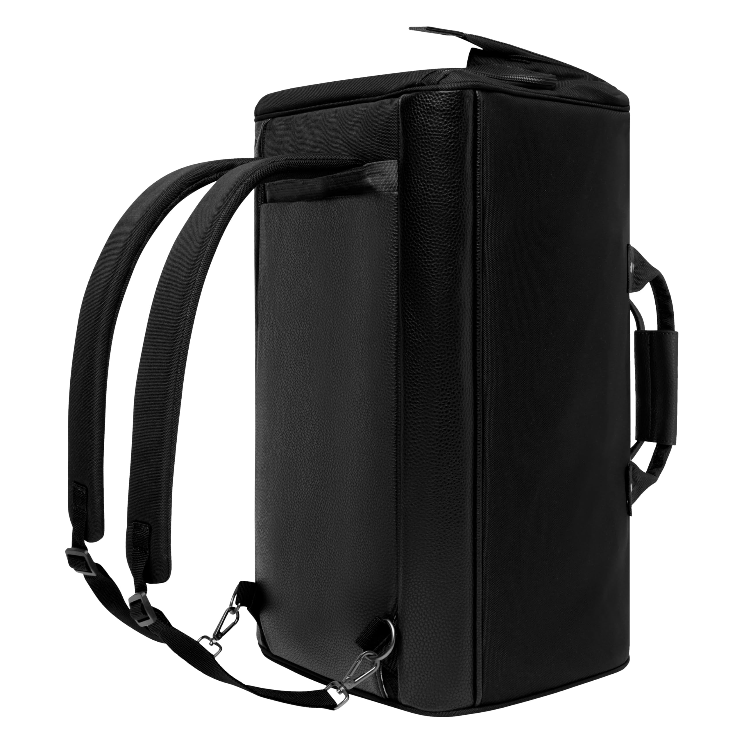 CABAIA - Sac de Voyage Duffle Adventurer Berlin 40L - Compatible Bagage Cabine 45x30x29 - Déperlant & Certifié Vegan - 2 Poches - Compartiment à Chaussures - Sac Week-End, Sac de Sport - Noir
