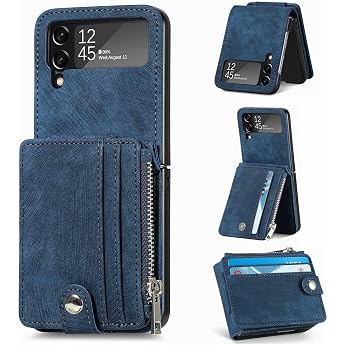 ZCDAYE Case for Samsung Galaxy Z Flip 4 Mobile Phone Case with Card Case