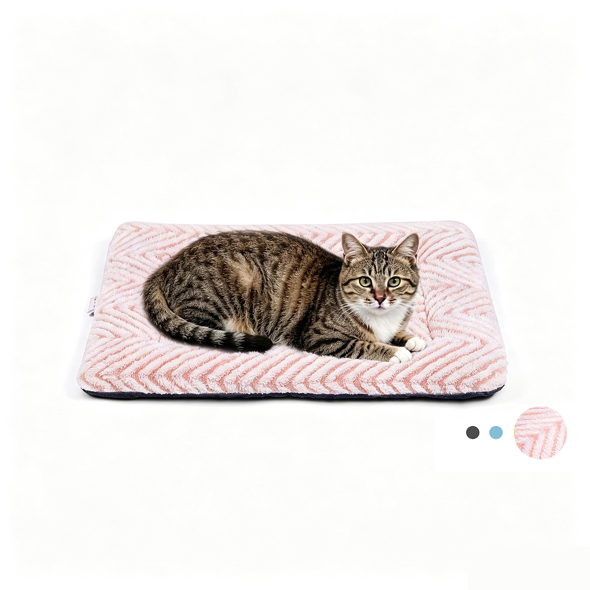 MORA PETS Cat Bed with Stripe Pattern, Small Dog Bedding for 22inch Crate โ image 1