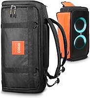 Vista 12 de Bolsa de viaje para altavoces OUKNAK Reemplazo para serie JBL Party Box, mochila portátil para altavoces JBL Encore Essential/Essential 2