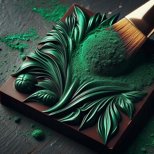 Miniatura 9 de Confect Polvo Luster Dust comestible  Verde orquídea  Polvo brillante comestible para decoración de pasteles  Polvo gourmet para bebidas y purpurina