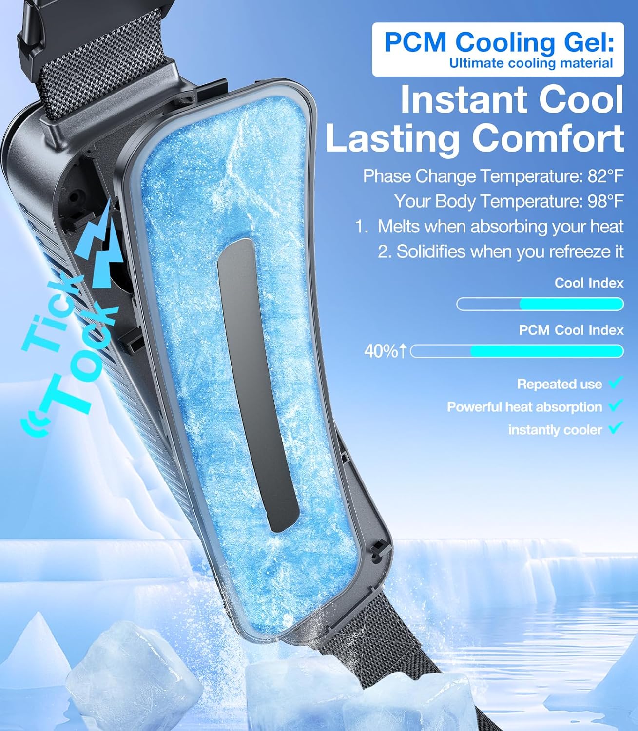 TORRAS 2026 Top Portable Waist Fan COOLiFY Zone 3, Ultra-Light Personal Wearable Belt Fan, 26ft/s Strongest Wind for Full Body Cooling【No.1 Cooling Area & Cool Tech】 Rechargeable for Outdoor/Jobsite - Image 4