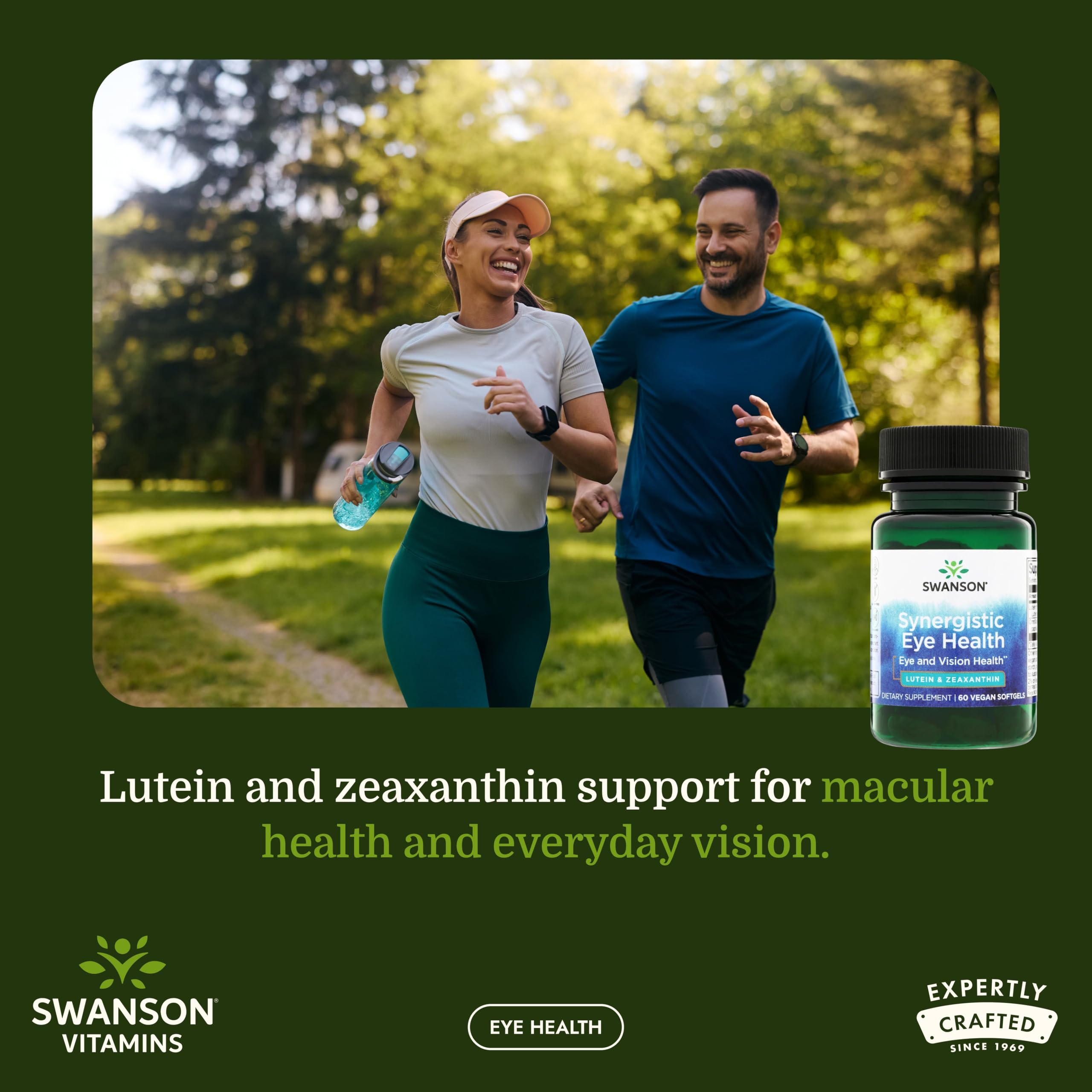 Swanson Synergistic Eye Health, Lutein 20 mg Zeaxanthin 2 mg, 60 Softgels — Amazon image 2