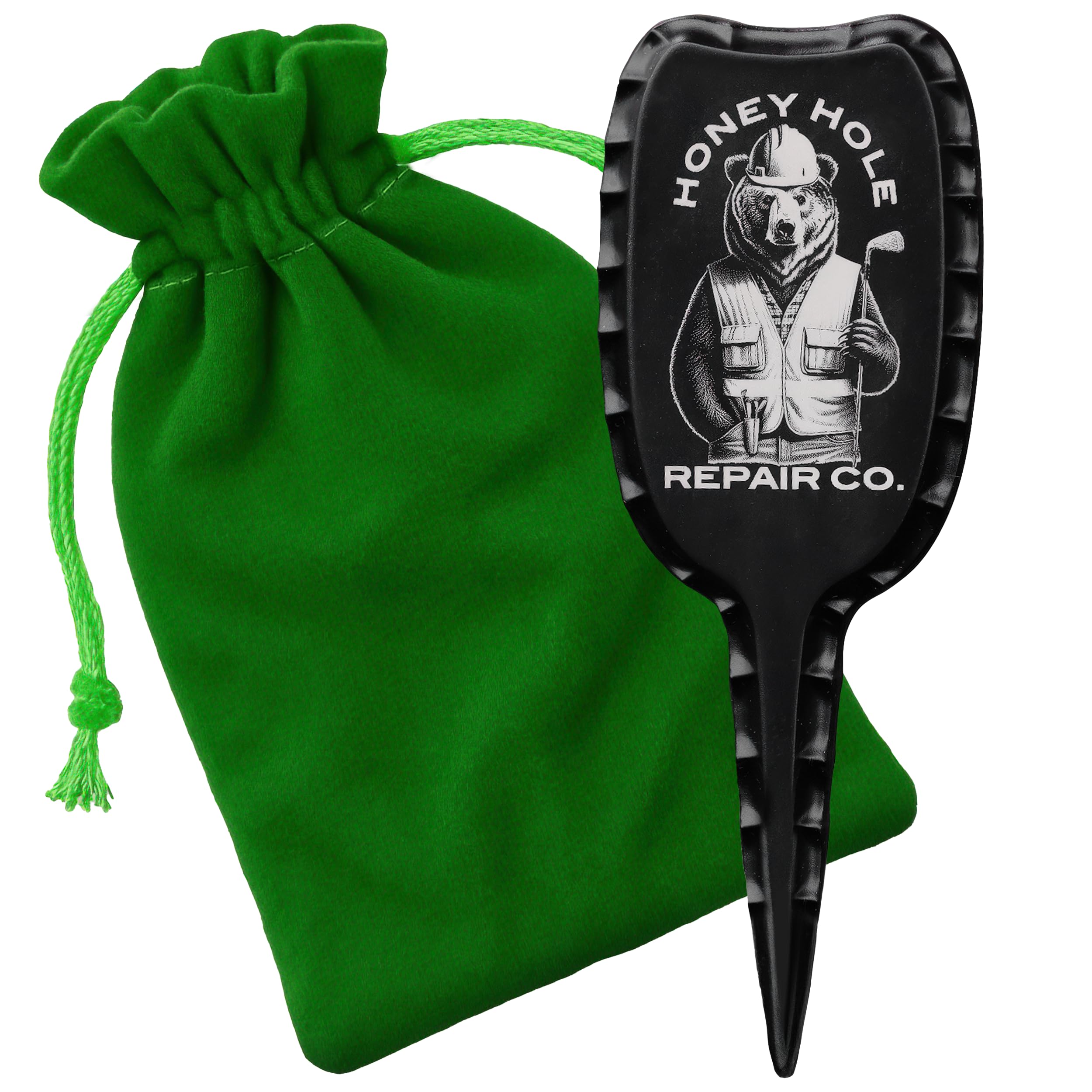 Tour Grade Metal Golf Divot Repair Tool – Hand Polished and Sealed with Gear Hugger Rust Protector - Scratch Resistant - Designed & Engraved in USA – Lifetime Protection