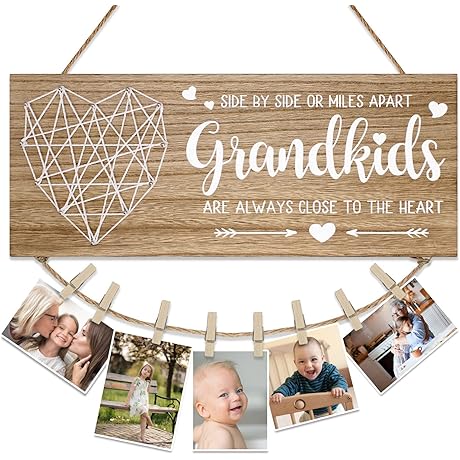 Grandma's Brag Board with Clips: A Thoughtful Gift for Cherished Memories