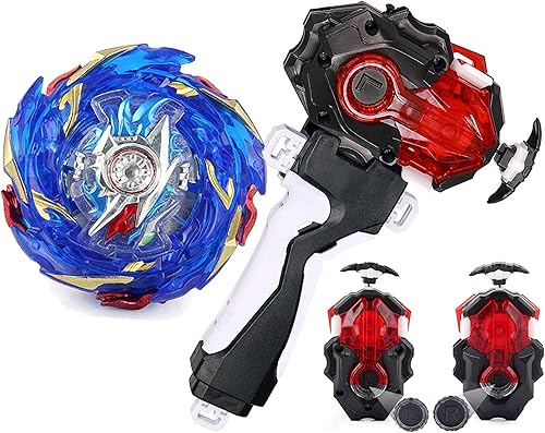 Gaming Top Toys B-184 Launcher Bey Battling Tops Burst Super King Booster B-174-02 Helios Volcano Bay Blades para 8-12 lanzador izquierdo derecho