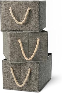 Amazon Foldable Storage Bins Rope Handles