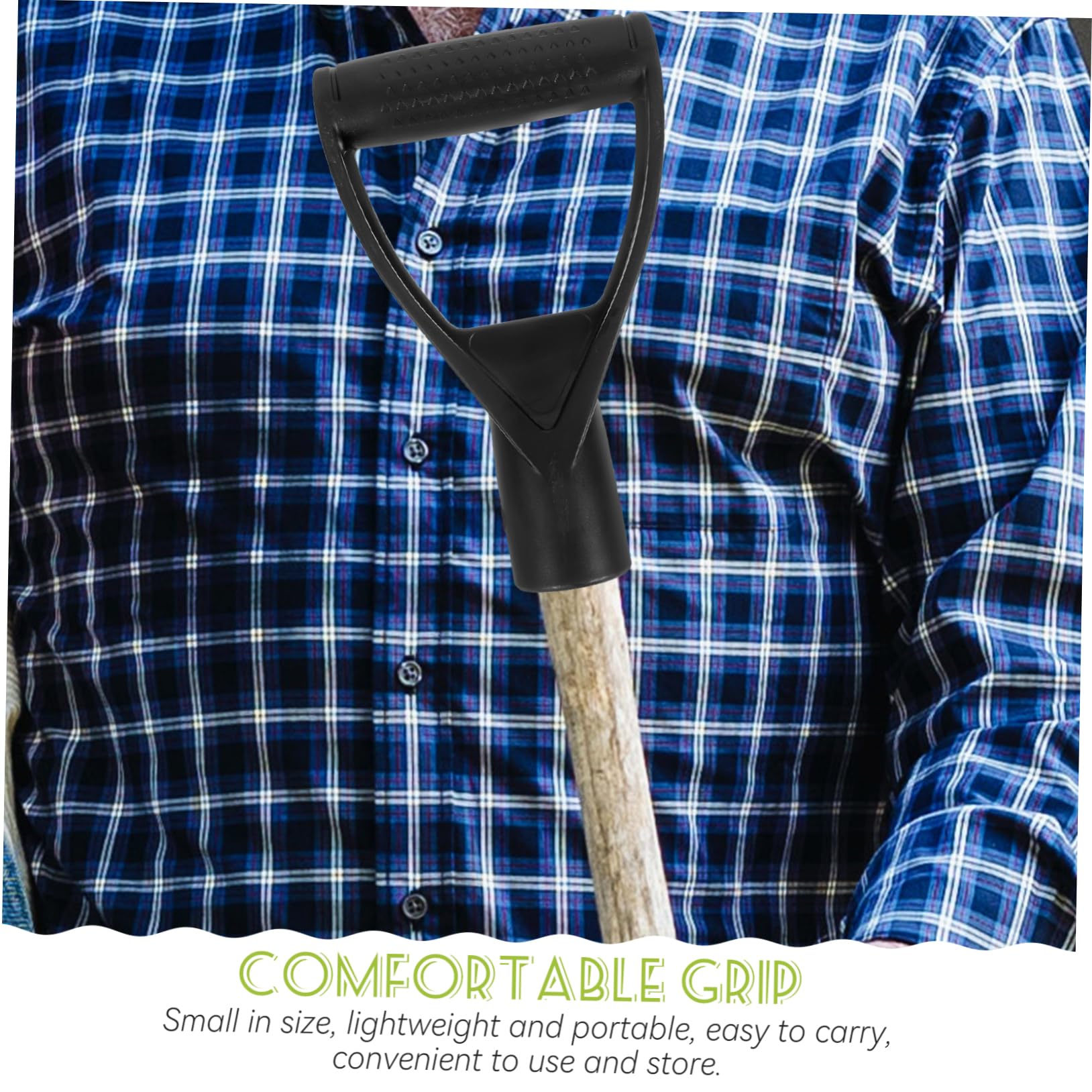 Toddmomy 4stücke D-förmiger Garten-schaufelgriff Kunststoff Mit Praktischem Grip Ergonomisch rutschfest Installieren Für Gartenarbeit Und
