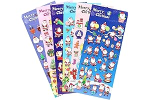 Naler Christmas 3D Puffy Foam Stickers, the Perfect Christmas Craft Companion