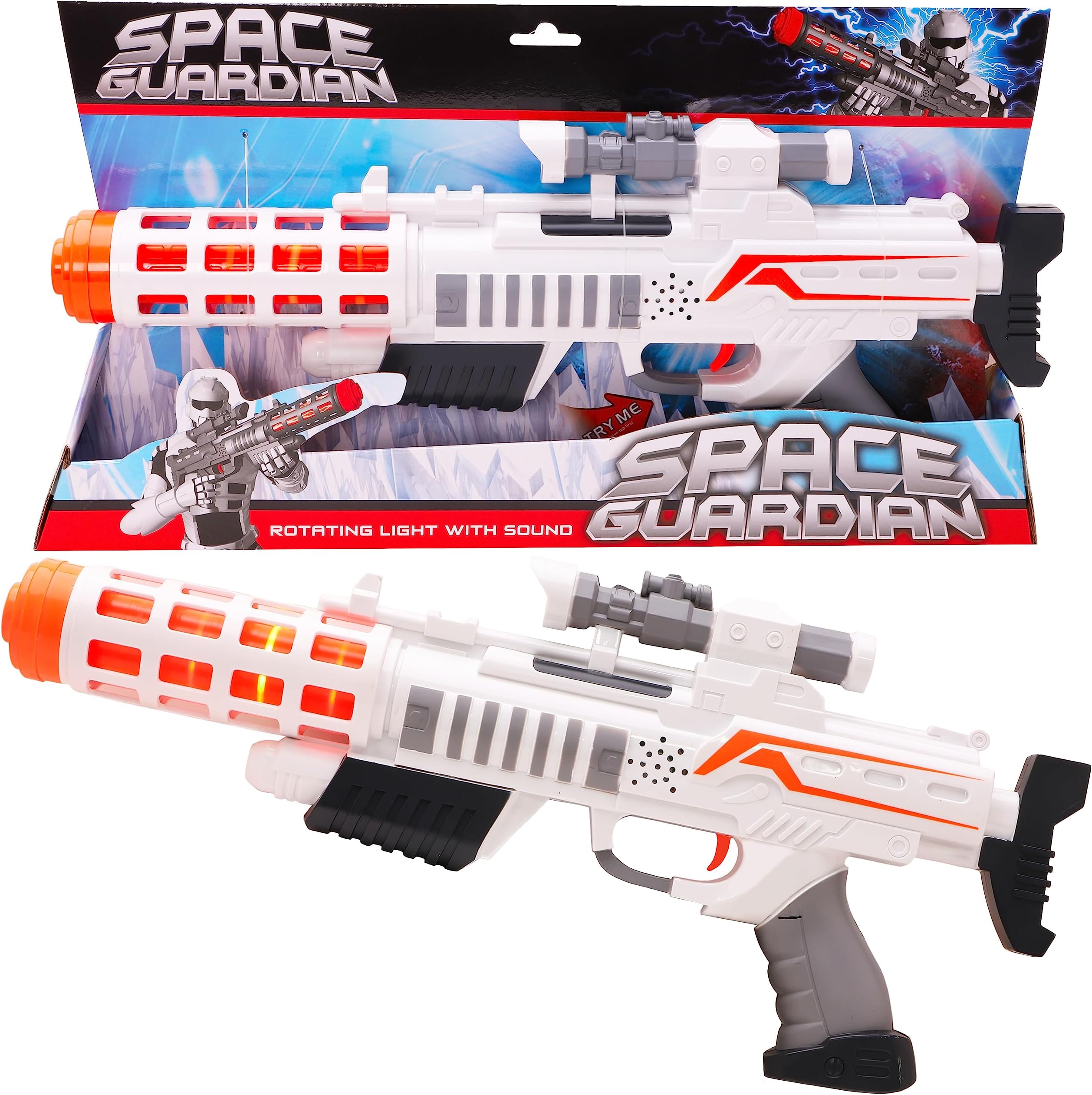 Toyland® Space Guardian - Space Gun with Sound - Boys Toys - Fancy Dress Accessories