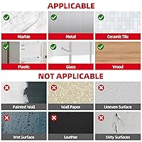 Vista 6 de Cinta de Doble Cara Resistente 0.39 pulgadas x 10 pies, Cinta de Montaje Extraíble Resistente, Tiras Adhesivas de Cinta de Montaje de Doble Cara