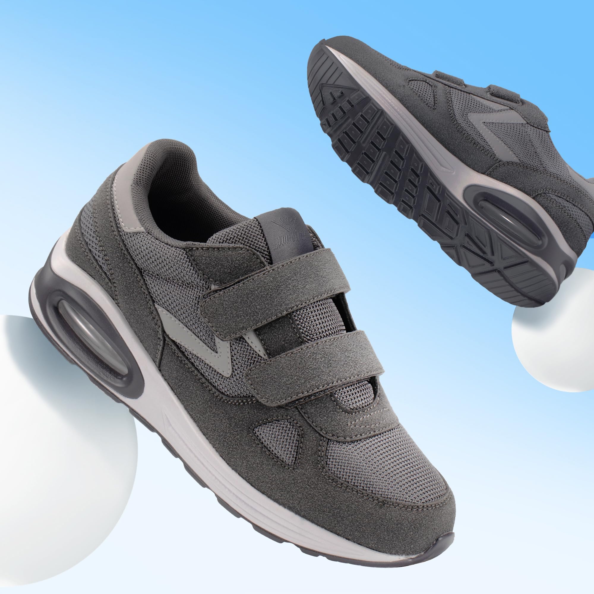 JOMIX Chaussures Sport Hommes Basket Mode Homme avec Scratch Légères Confortables pour Fitness Gym Outdoor Casual