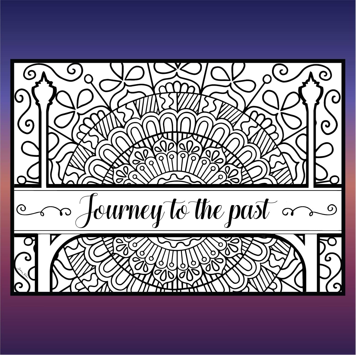 Coloring Broadway - Anastasia Inspired Coloring Pages (Set of 4) “Home, Love, Family” Collection, Broadway Musical Merchandise, Ideal Gift for a Broadway Theater Lover - Image 5