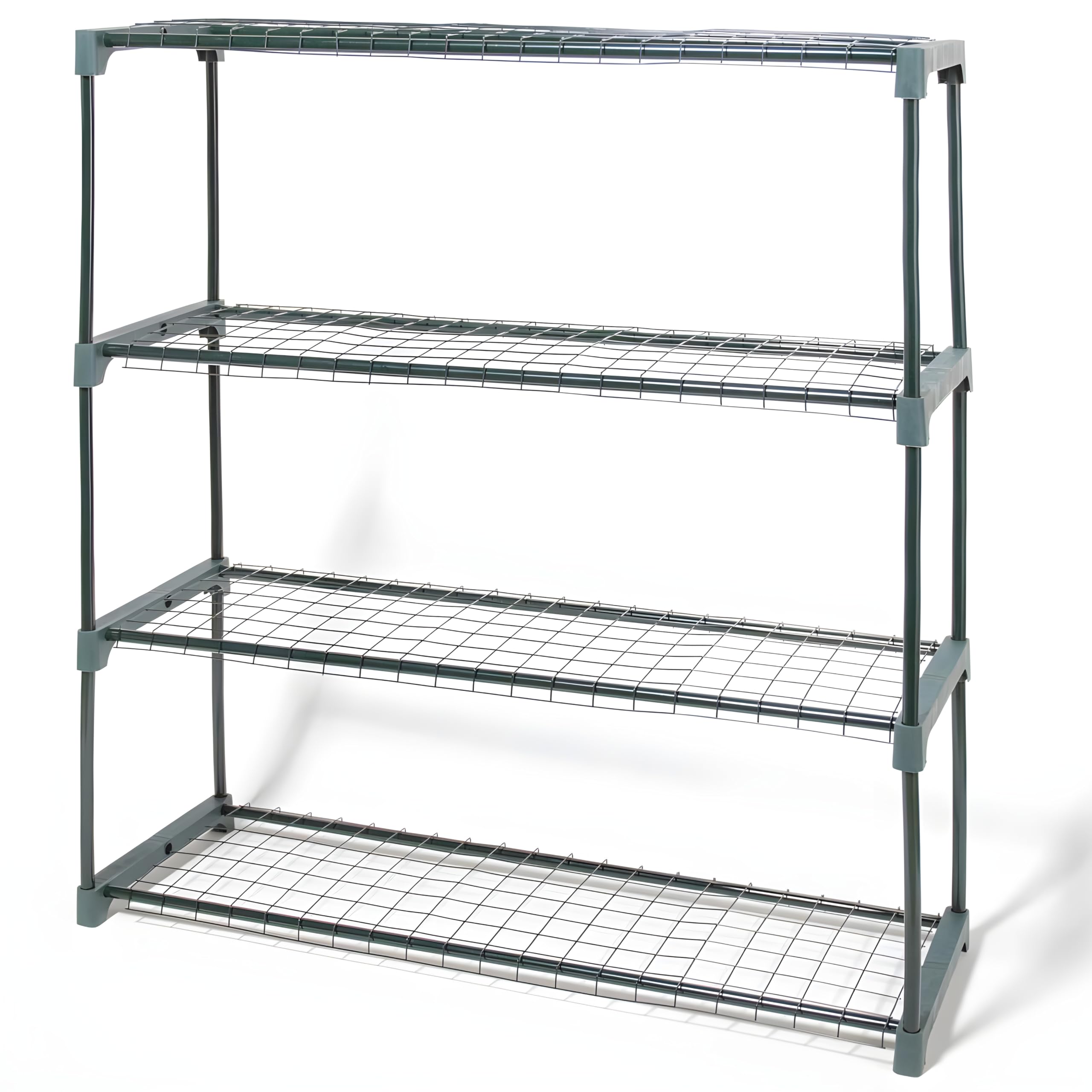 Lacewing 4-Tier Mini Steel Greenhouse Plant Germination Cold Frame Shelf Stand