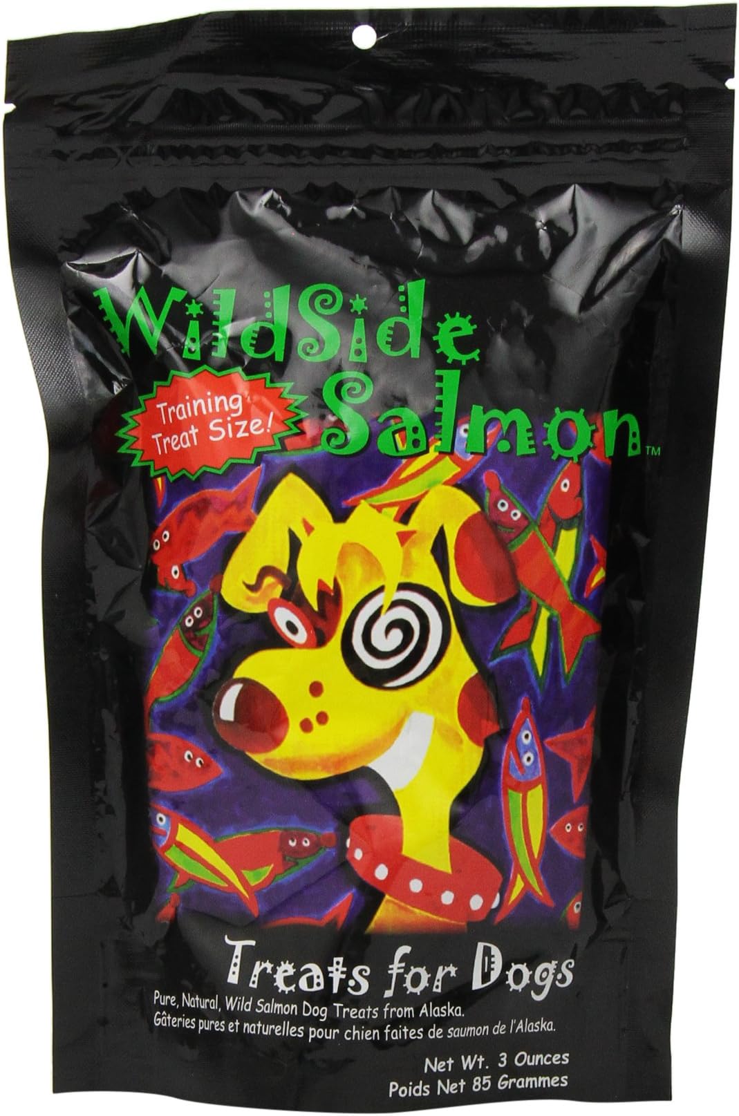 Wildsidesalmon Freeze Dried Salmon Dog Treats, Wild Caught, Gluten Free, Grain Free, High Protein, Diabetic Friendly | Natural Fish Oil | Made in The USA