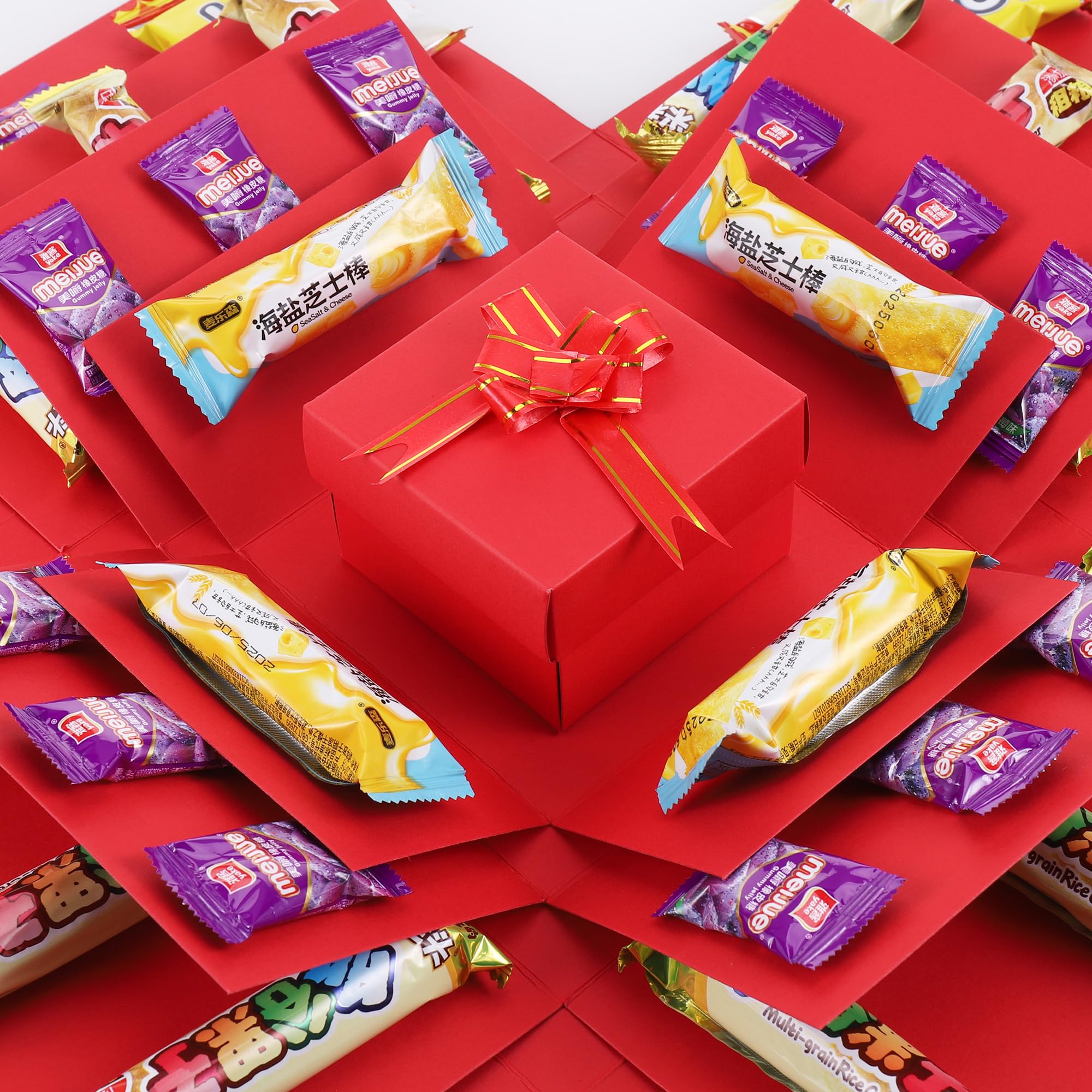 Boîte à Cadeaux à Explosion Créative 5 Couches, Boîte à Explosion à