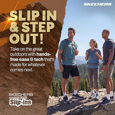 Skechers Mens Vigor 3.0 Drafting Hands Free Slip-inSneaker | Hands Free Slip-ins, Air-Cooled Memory Foam, Goodyear Rubber, Anti-Slip, Heel Pillow, Casual