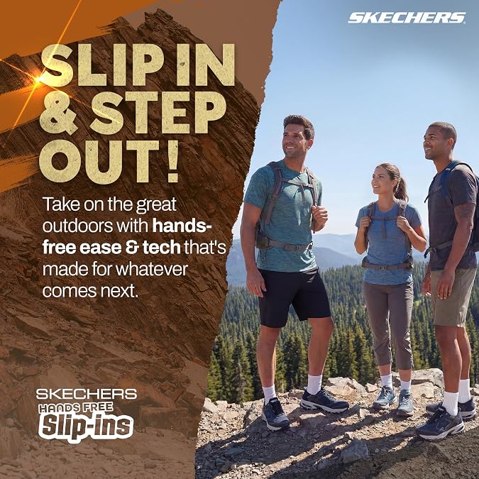 Skechers Mens Vigor 3.0 Drafting Hands Free Slip-inSneaker | Hands Free Slip-ins, Air-Cooled Memory Foam, Goodyear Rubber, Anti-Slip, Heel Pillow, Casual