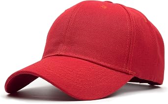 Utmost Structured Baseball Cap with Adjustable Closure - Performance Hat for Outdoor Activities and Custom Embroidery 1pc Red