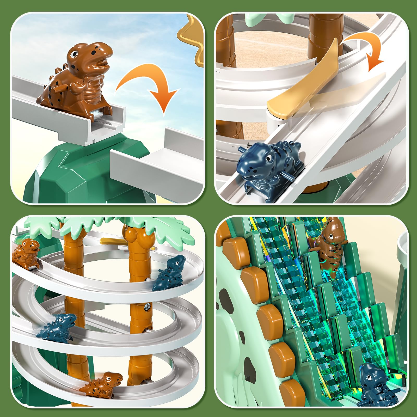 Dinosaur Climbing Slide Toy for Kids -4