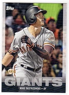Mike Yastrzemski Topps Exclusive Regional Rare Promo Card-San Francisco Giants