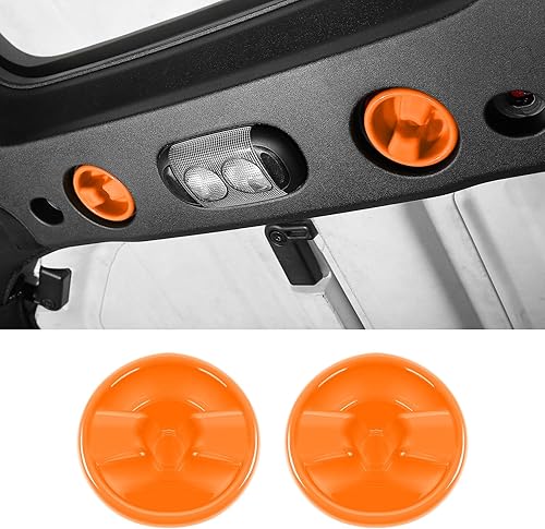 Miniatura 8 de Hoolcar Cubierta de tornillo de montaje en panel duro de techo rígido, accesorios interiores compatibles con Jeep Wrangler JK JKU 2007-2017, morado,