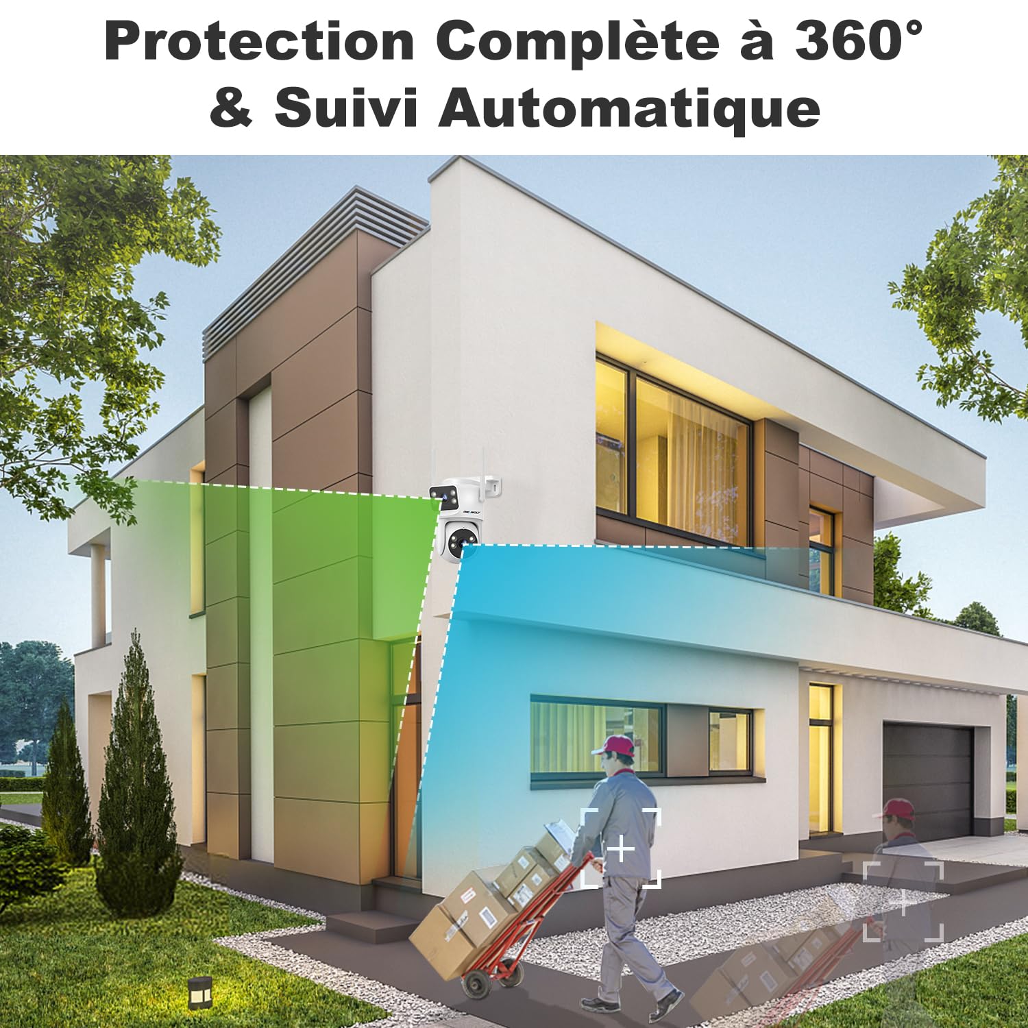 GENBOLT Caméra Surveillance Extérieur WiFi 2.4/5Ghz