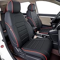 Vista 7 de HKZ - Juego completo de fundas de asiento para automóvil, de piel sintética, color beige