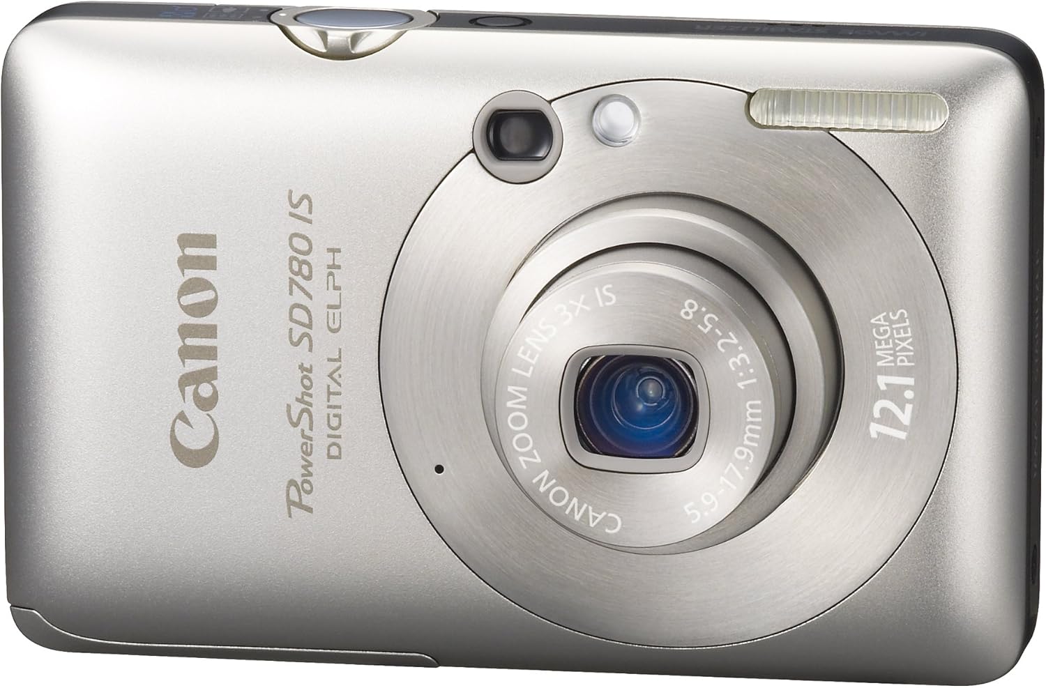 Canon PowerShot SD780IS 12.1 MP Digital Camera with 3x Optical Image Stabilized Zoom and 2.5-inch LCD (Silver)