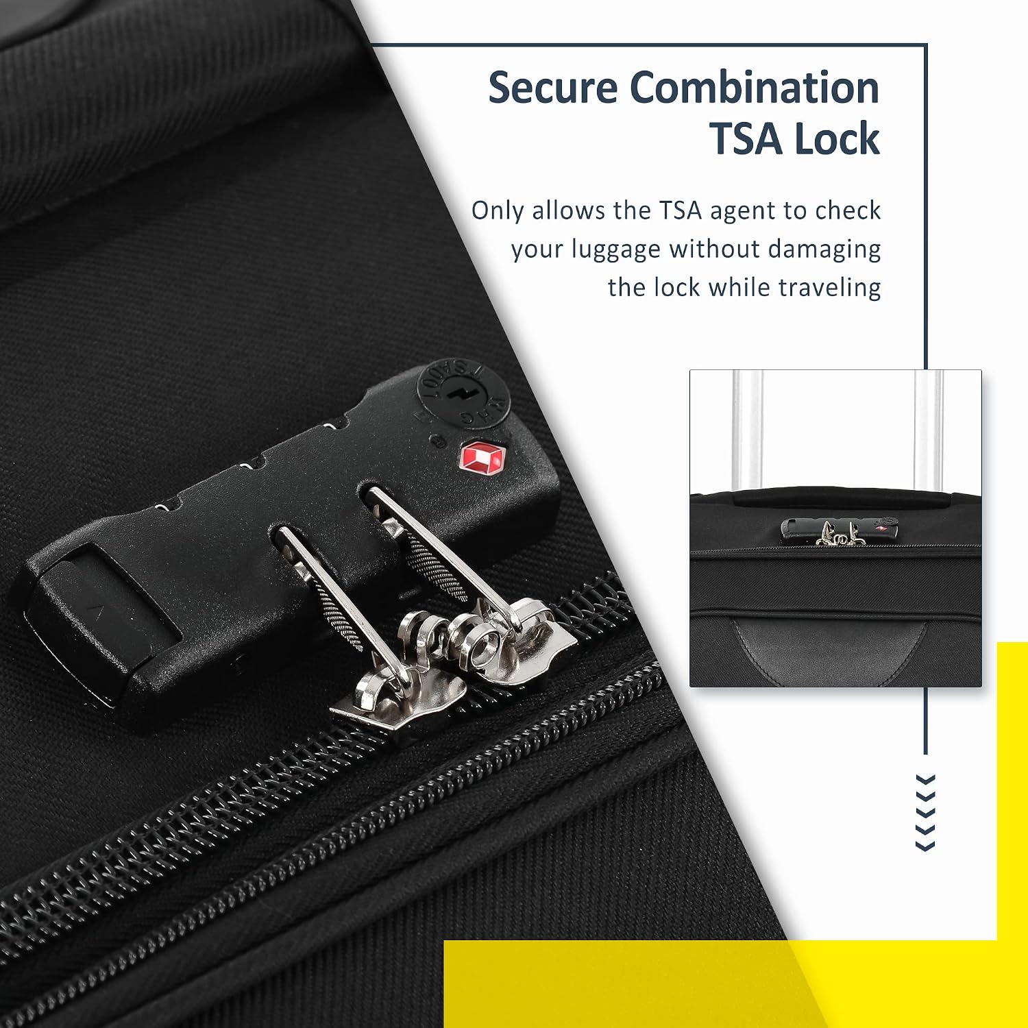 22 26 30 inch Softside Expandable Luggage Sets 3 Pieces, Softshell Ligthweight Suitcase Set with Spinner Wheels, TSA Lock, Portable Durable Luggage for Travel, Business(Black)